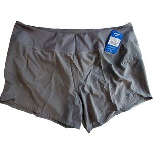 Brooks Chaser 5" Shorts XXL Htr Charcoal Recycled Stretch Fabric Sweat-Wicking